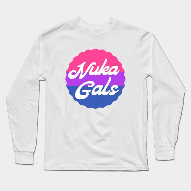 Nuka Gals Bi Long Sleeve T-Shirt by Nuka Gals